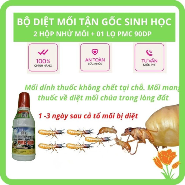 Thuốc diệt mối tận gốc PMC90DP chính hãng công nghệ sinh học
