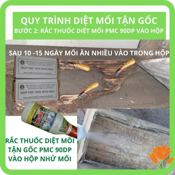 Thuốc diệt mối tận gốc PMC90DP chính hãng công nghệ sinh học