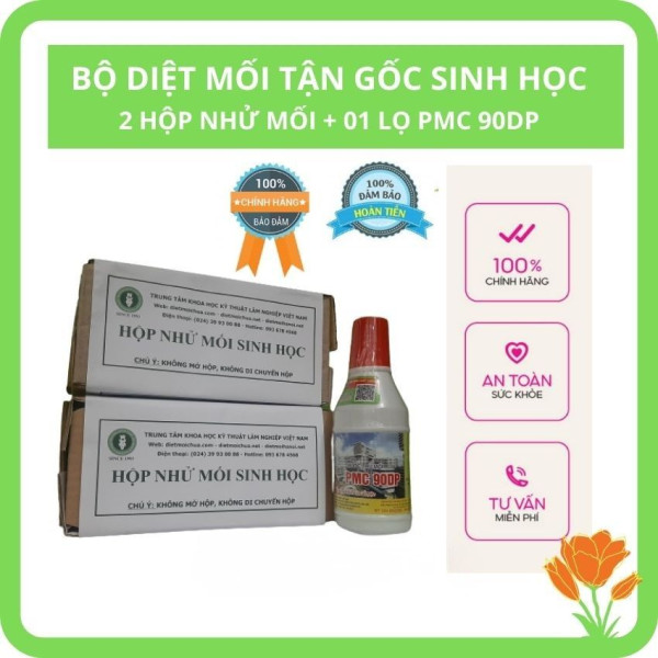 Bộ Thuốc diệt mối tận gốc PMC90DP chính hãng công nghệ sinh học